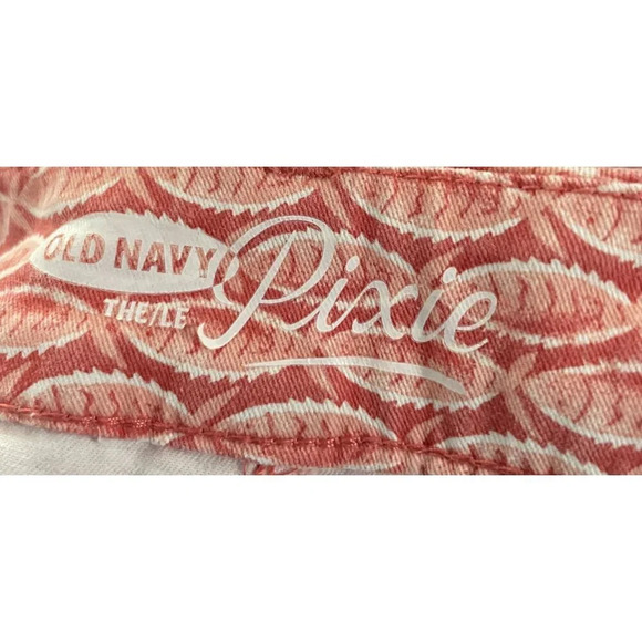 Old Navy Pixie Chino Pants Women's Orange‎ Fish Stretch 6 Regular Tiny Flaw - Picture 8 of 10